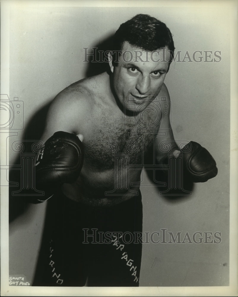 1973 Press Photo Argentine Junior Middleweight Champion Boxer Jose Chirino - Historic Images