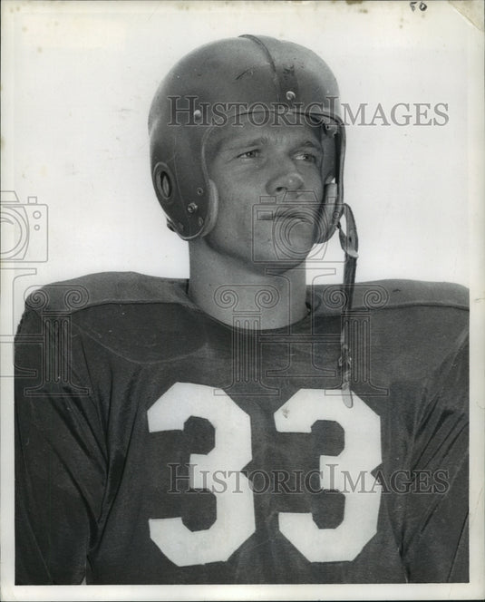 1967 Press Photo Tulane University Football Player Percy Colon - nos06563- Historic Images