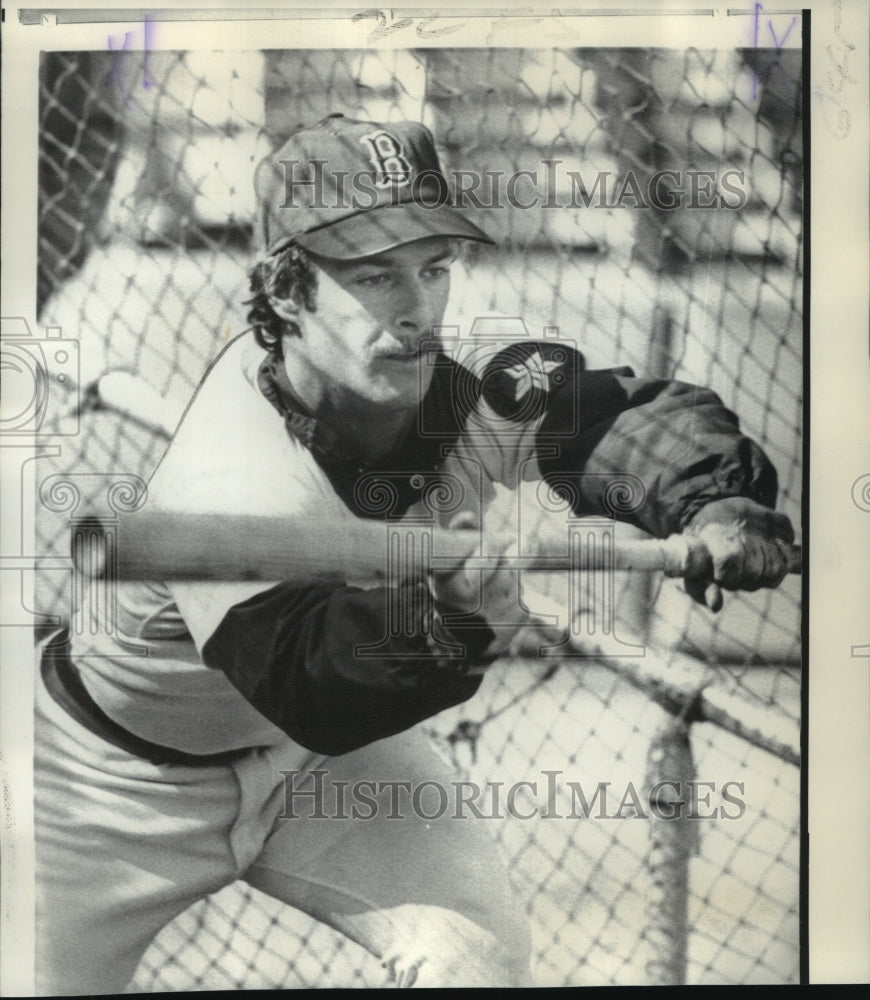 1975 Press Photo Baseball Player Rick Burleson - nos06814- Historic Images