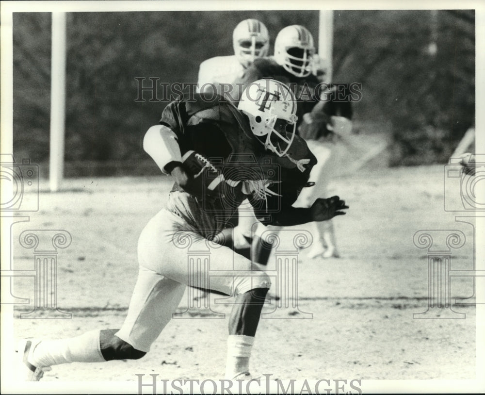 1980 Press Photo Tulane University Football Player Marv Christian - nos06934- Historic Images