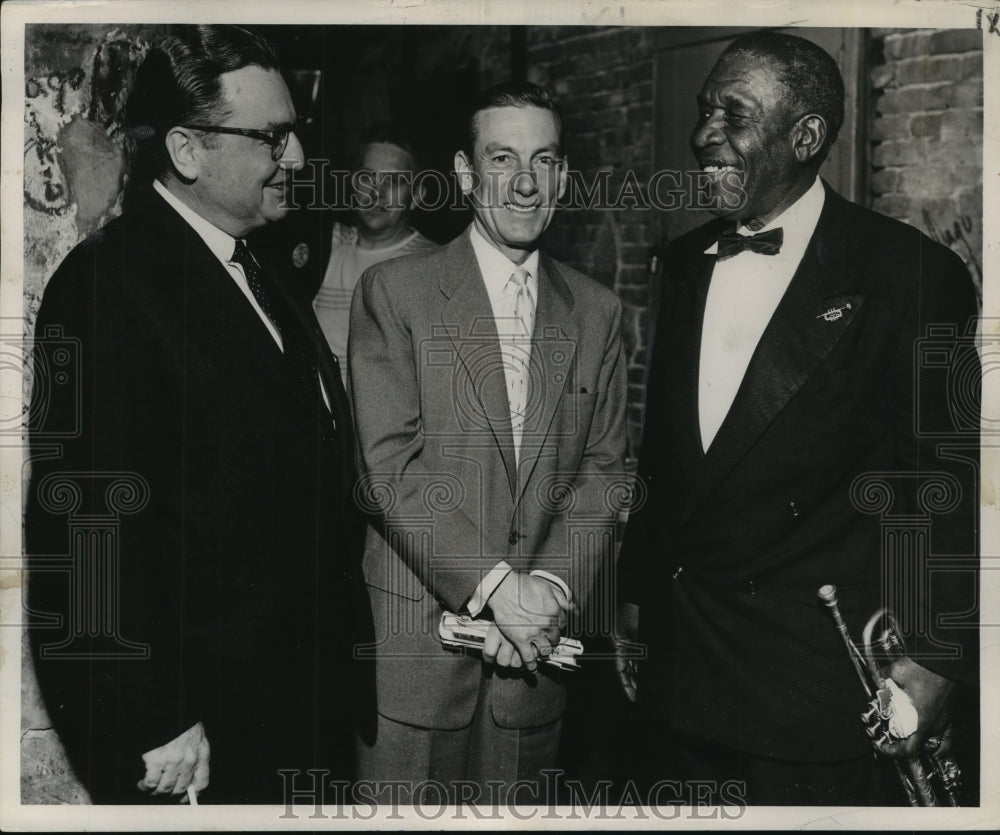 Press Photo Musician Papa Celestin with Others at Event - nos06956 - Historic Images