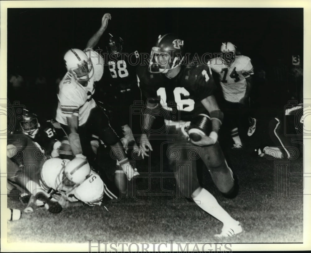 1980 Press Photo Football Player Paul Carruth - nos07078- Historic Images