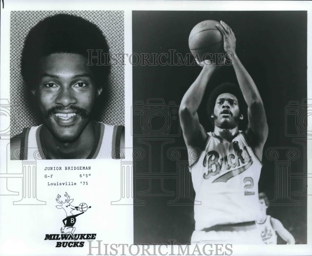 1978 Milwaukee Bucks Basketball Player Junior Bridgeman Guard - Historic Images