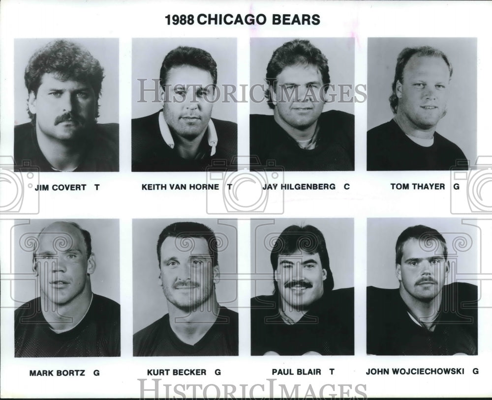 1988 Chicago Bears Football Players - nos07392 - Historic Images