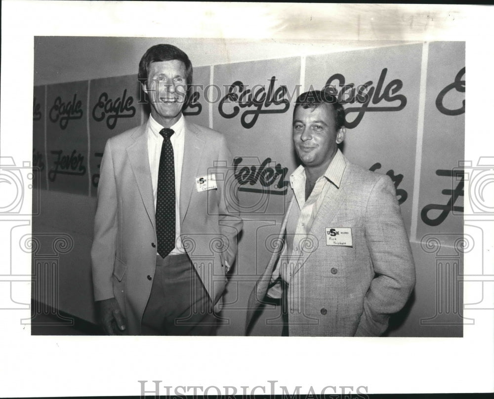 1982 Press Photo Jim Carmody, University of Southern Mississippi Football Coach - Historic Images