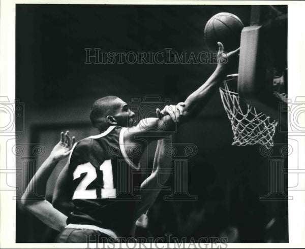 1991 #21 Tank Collins of University of New Orleans Basketball Team ...
