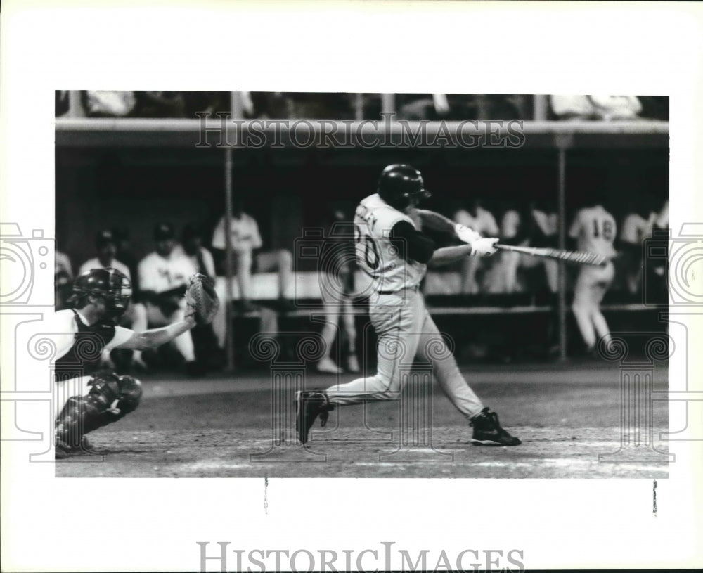 1994 Press Photo Chad Cooley, Louisiana State University Football Player at Game - Historic Images