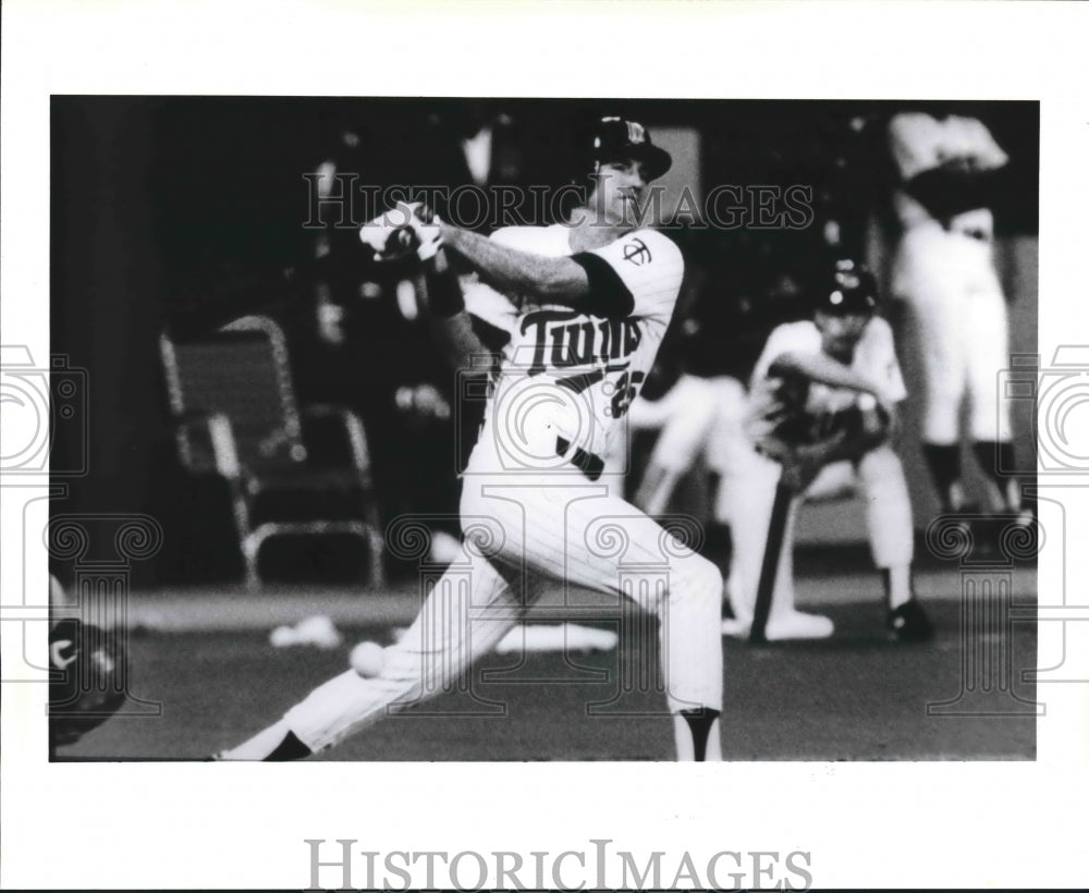 1991 Press Photo Baseball Player Randy Bush - nos07816 - Historic Images