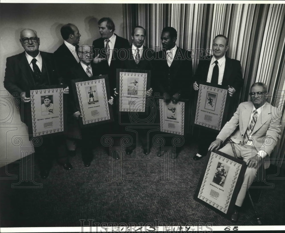 1980 Press Photo Greater New Orleans Sports Hall Of Fame At Sugar Bowl 1980-press-photo-greater-new-orleans-sports-hall-of-fame-at-sugar-bowl
