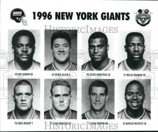 1996 New York Giants Football Players - nos07984 – Historic Images