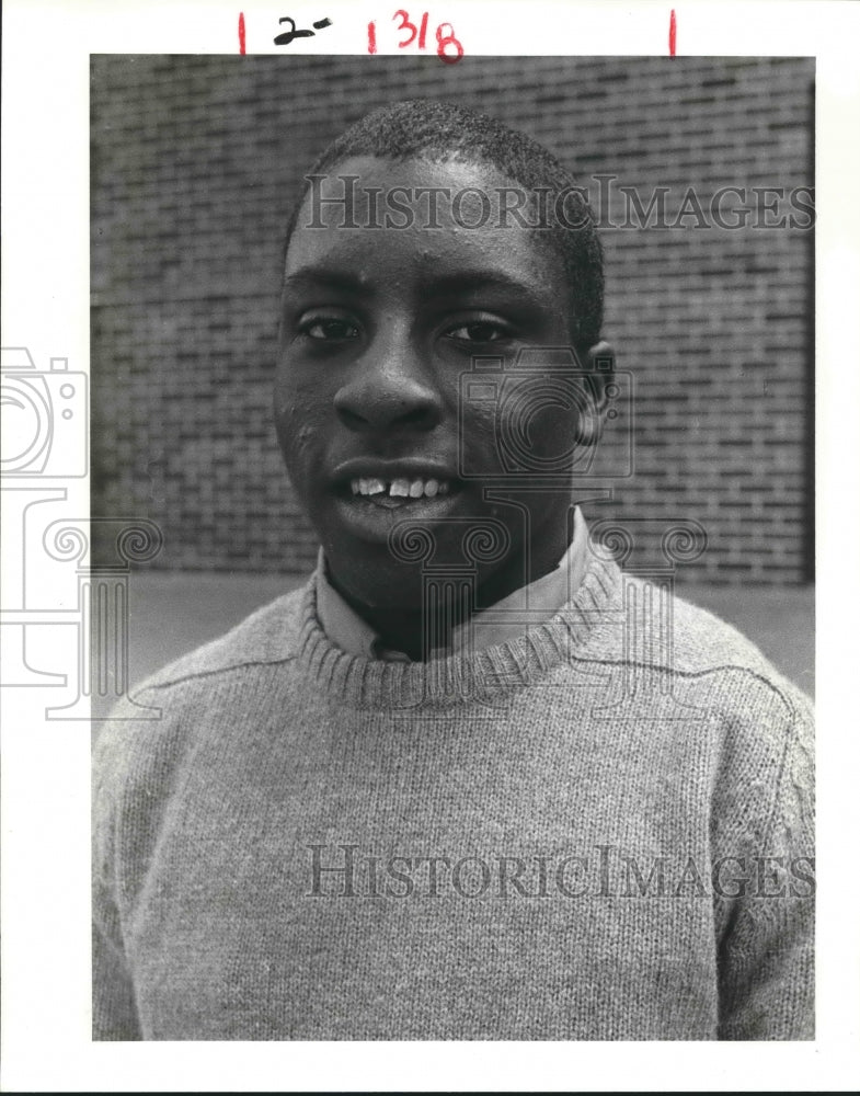 1986 Press Photo Jesuit High School Willie Bradford - nos08006- Historic Images