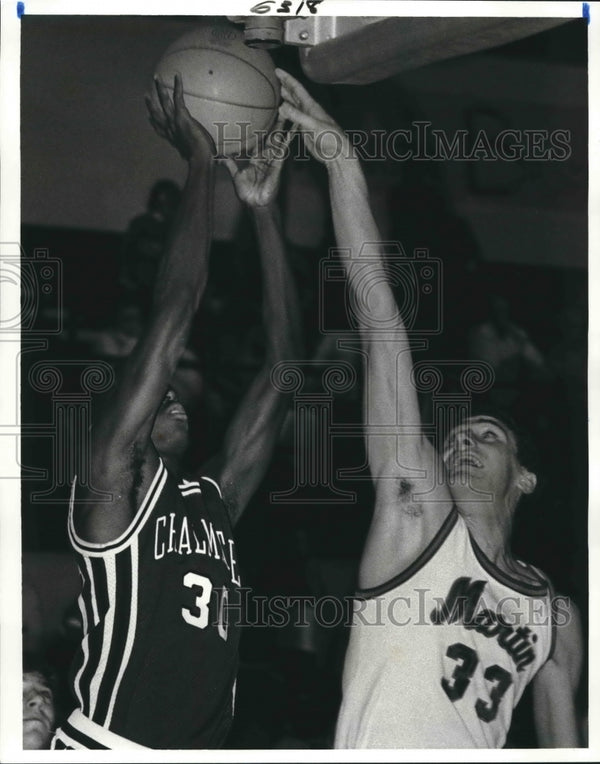 1987 Brother Martin and Chalmette High School Basketball Players