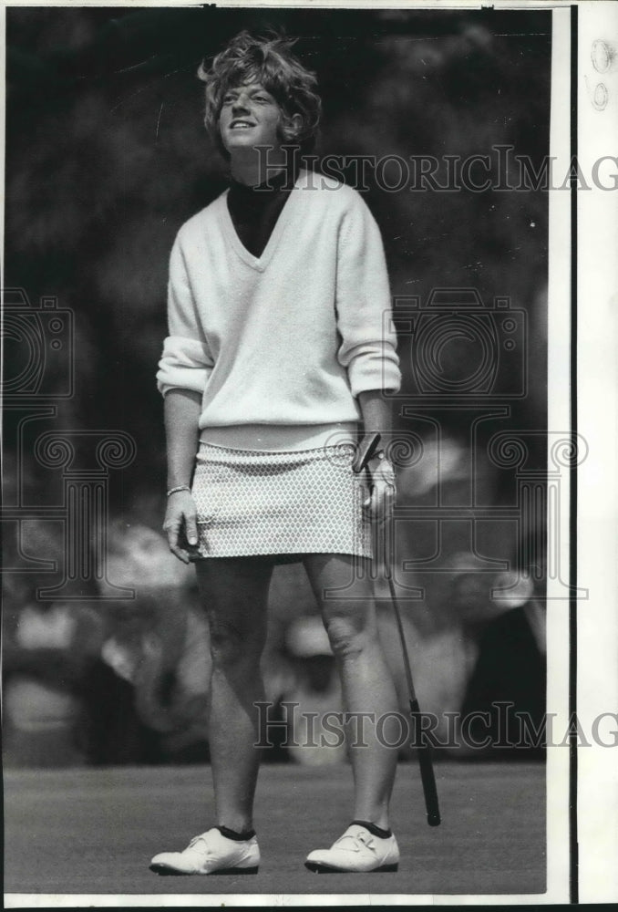 1973 Press Photo Golfer Betty Burieindt of Palm Springs, Florida in Golf Game - Historic Images