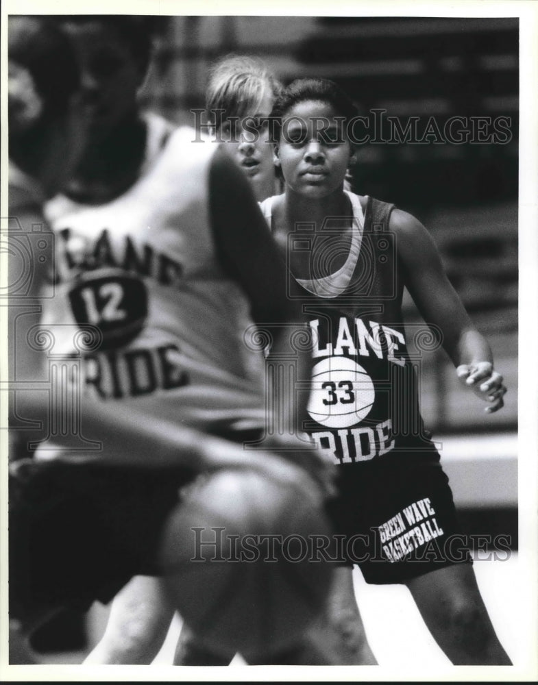 1995 Press Photo Tulane Basketball Player Kim Bryant - nos08364 - Historic Images