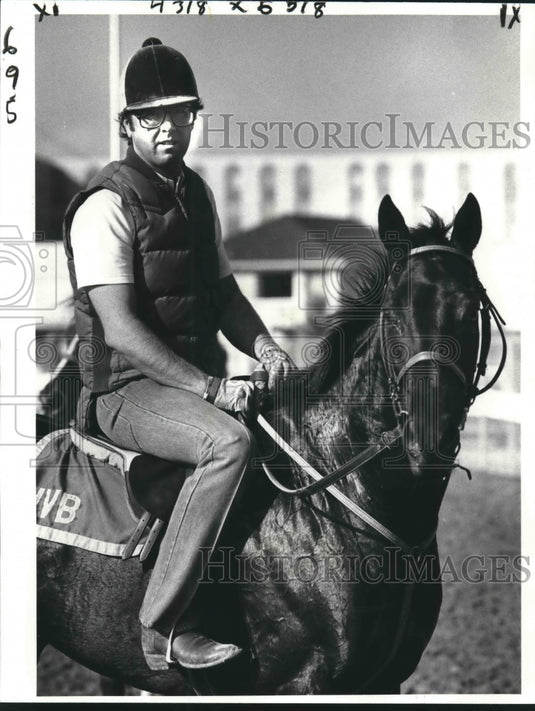 1980 Press Photo Frankie Brothers, Nell's Briquette,Pontalba Entry, Horse Race- Historic Images