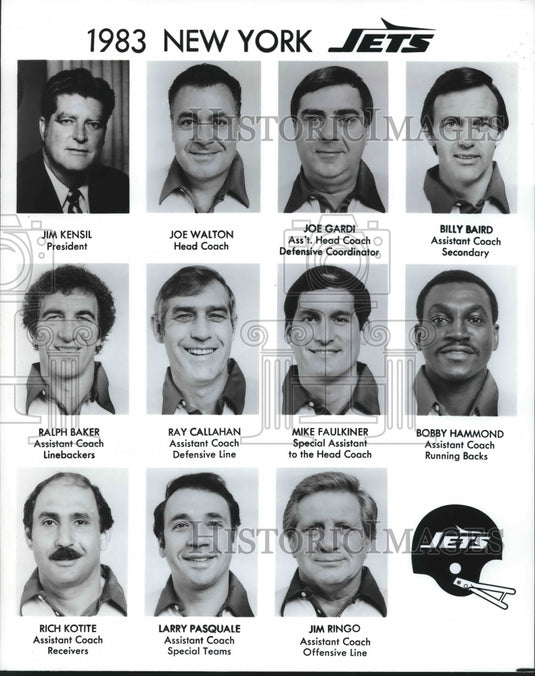 1983 Press Photo New York Jets Football Team Management - nos08631 - Historic Images