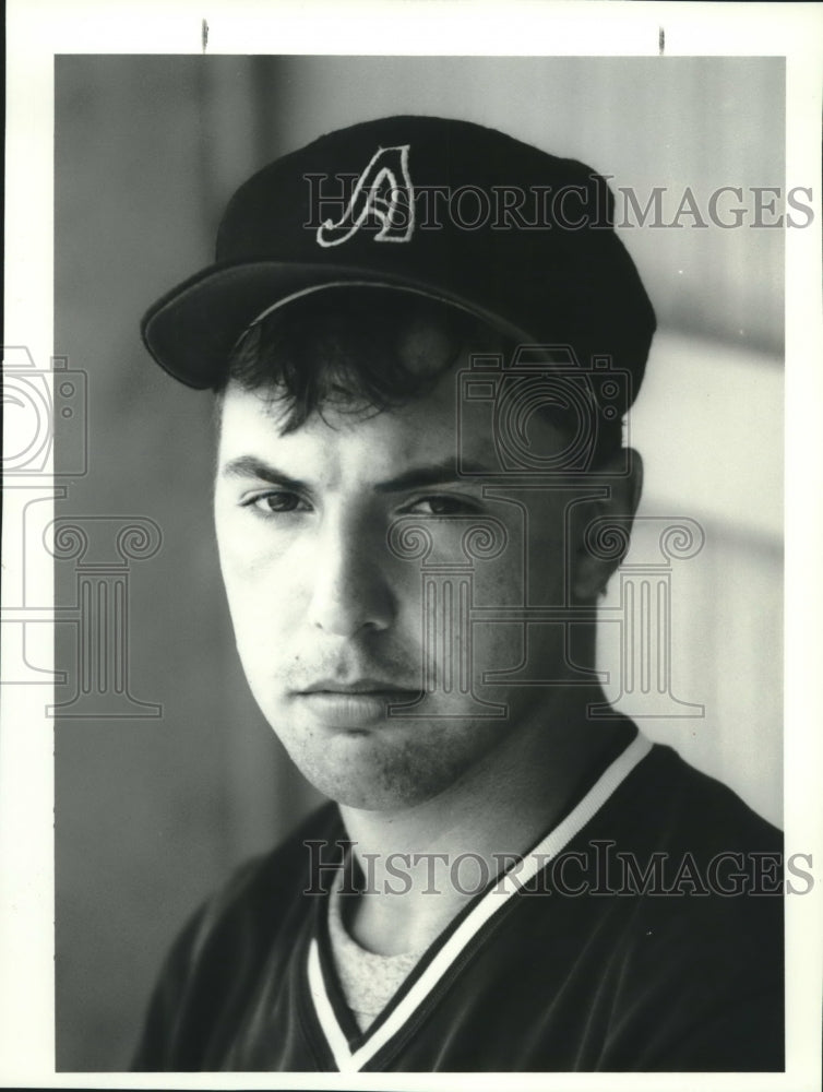 1991 Press Photo Abramson Baseball Player Brian Dalferes - nos08651 - Historic Images