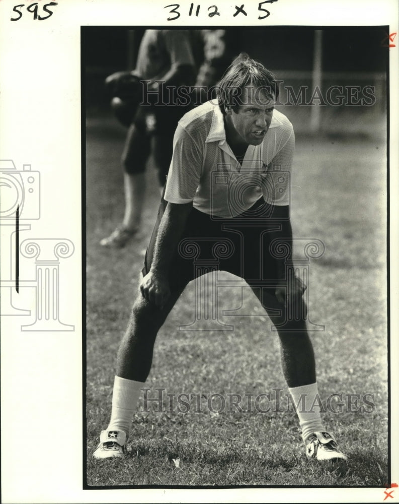 1981 Press Photo Tulane University Football Charlie Davis - nos08736- Historic Images