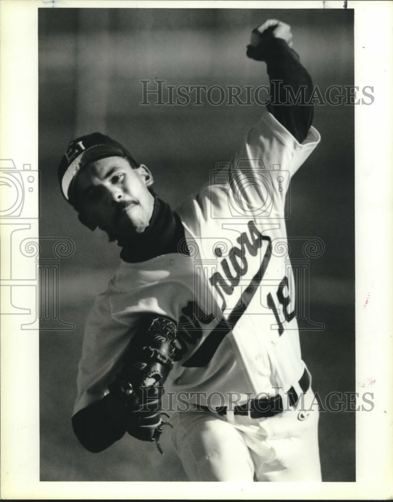 1991 Press Photo East Jefferson Pitcher Jimmy Daevy - nos08825 - Historic Images