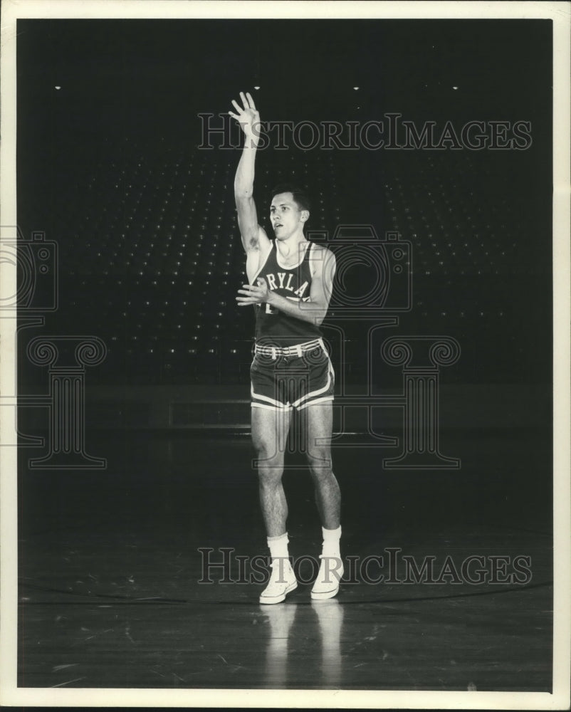 Press Photo Gene Danko, University of Maryland Basketball Player - nos08946 - Historic Images