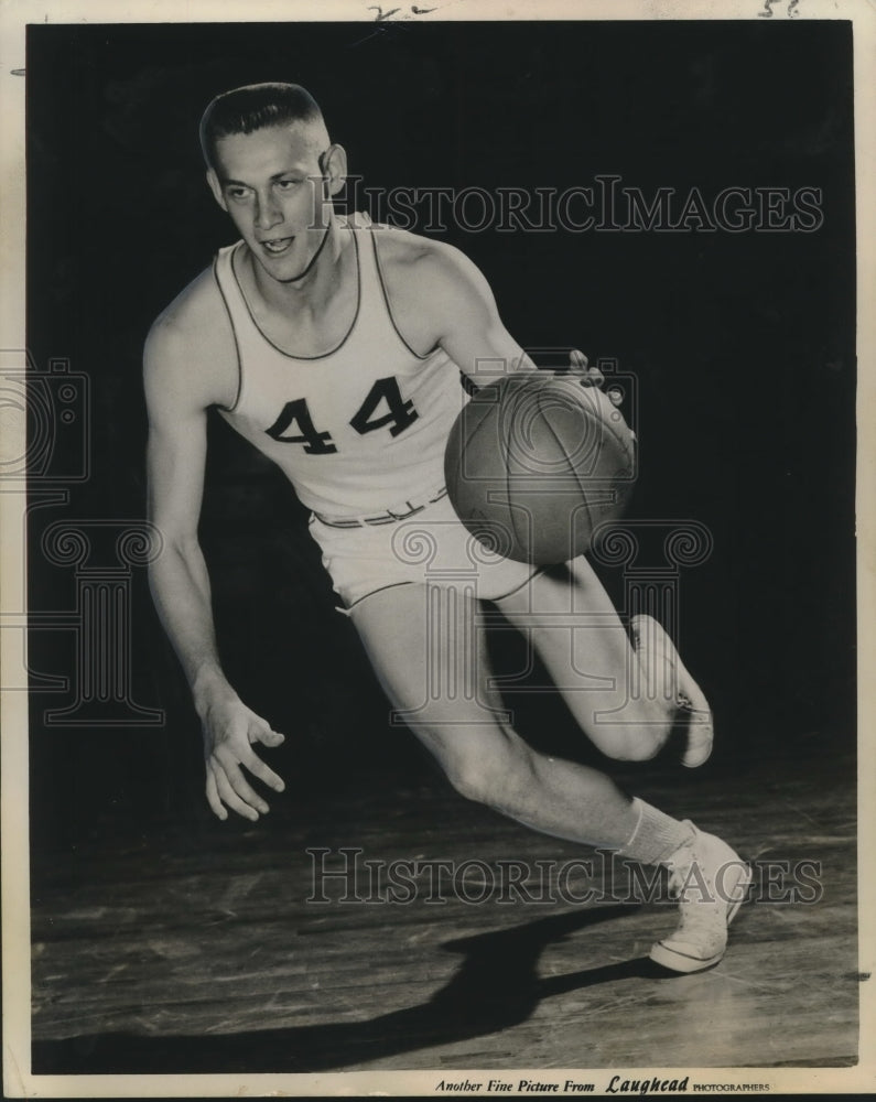 Press Photo Jim Crisco, Louisiana State University Forward Basketball Player - Historic Images