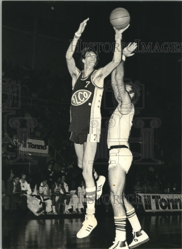 1978 Press Photo Jeff Cummings, Alco Basketball Player at Game - nos09164 - Historic Images