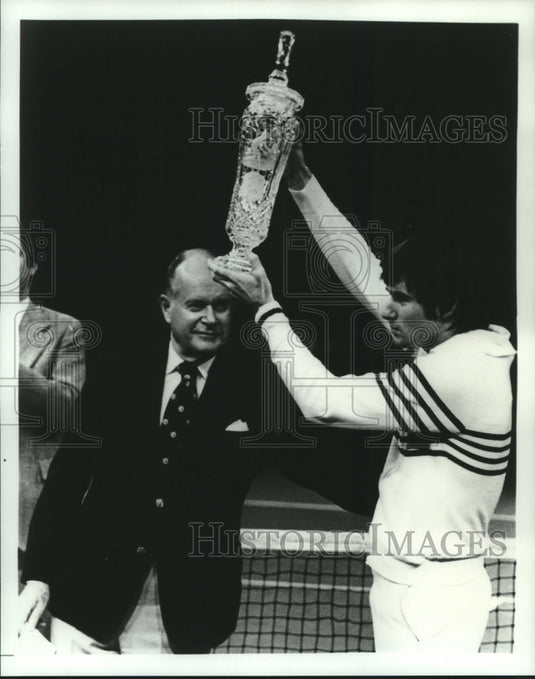 1979 Press Photo Jimmy Connors, Colgate Grand Prix Masters Tennis Champion - Historic Images