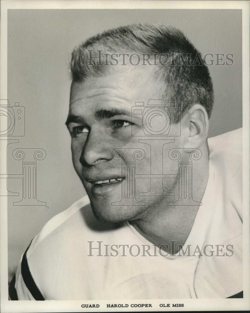 1967 Harold Cooper, Ole Miss Football Player - Historic Images