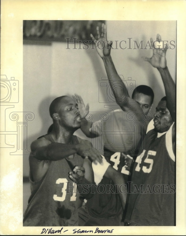 1996 Press Photo Shawn Burras, Dillard University Basketball Player - nos09294-Historic Images