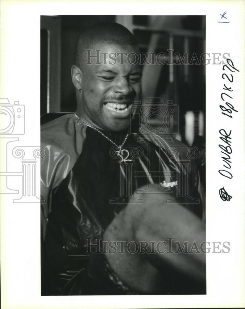 1994 Press Photo Vaughn Dunbar, New Orleans Saints Football Player - nos09418 - Historic Images