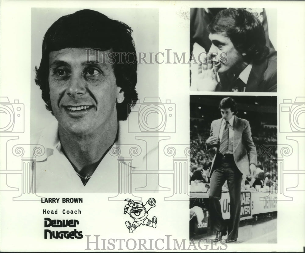 1979 Press Photo Larry Brown, Denver Nuggets Basketball Head Coach - nos09443 - Historic Images