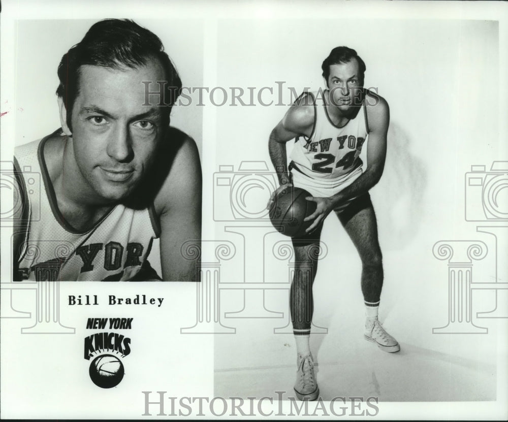 1977 Press Photo Bill Bradley, New York Knicks Basketball Player - nos09456- Historic Images