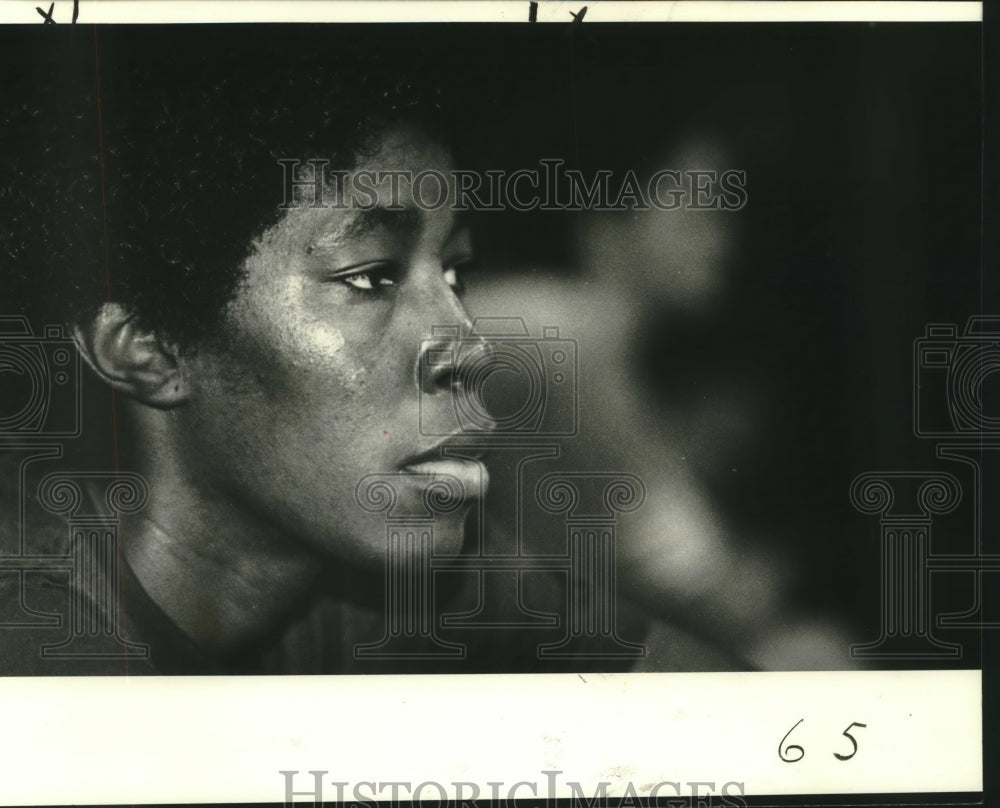 1980 Press Photo Beverly Crusoe, New Orleans Pride Player - nos09512 - Historic Images