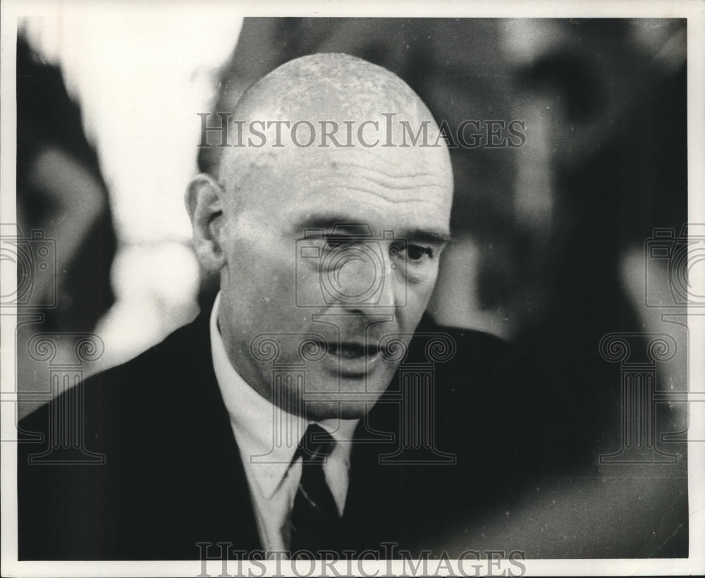 1969 Press Photo New Orleans Saints Football Coach George Dickson - nos09657- Historic Images