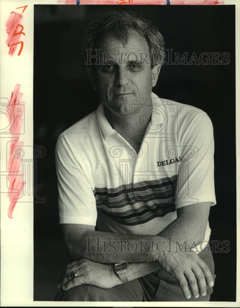 1984 Press Photo Gray Folse, Delgado College Head Basketball Coach - nos10164 - Historic Images