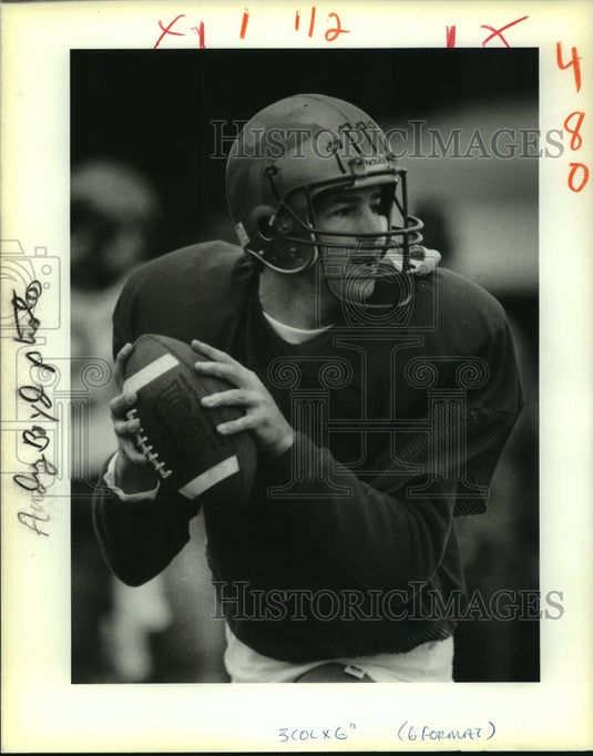 Press Photo Chip Ferguson, Florida State Football Quarterback - nos10274 - Historic Images