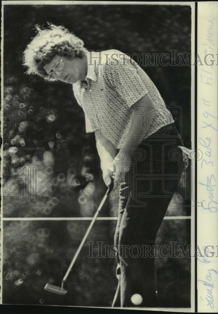 1975 Press Photo Golfer Pat Fitzsimons at World Open Tournament - nos10275 - Historic Images