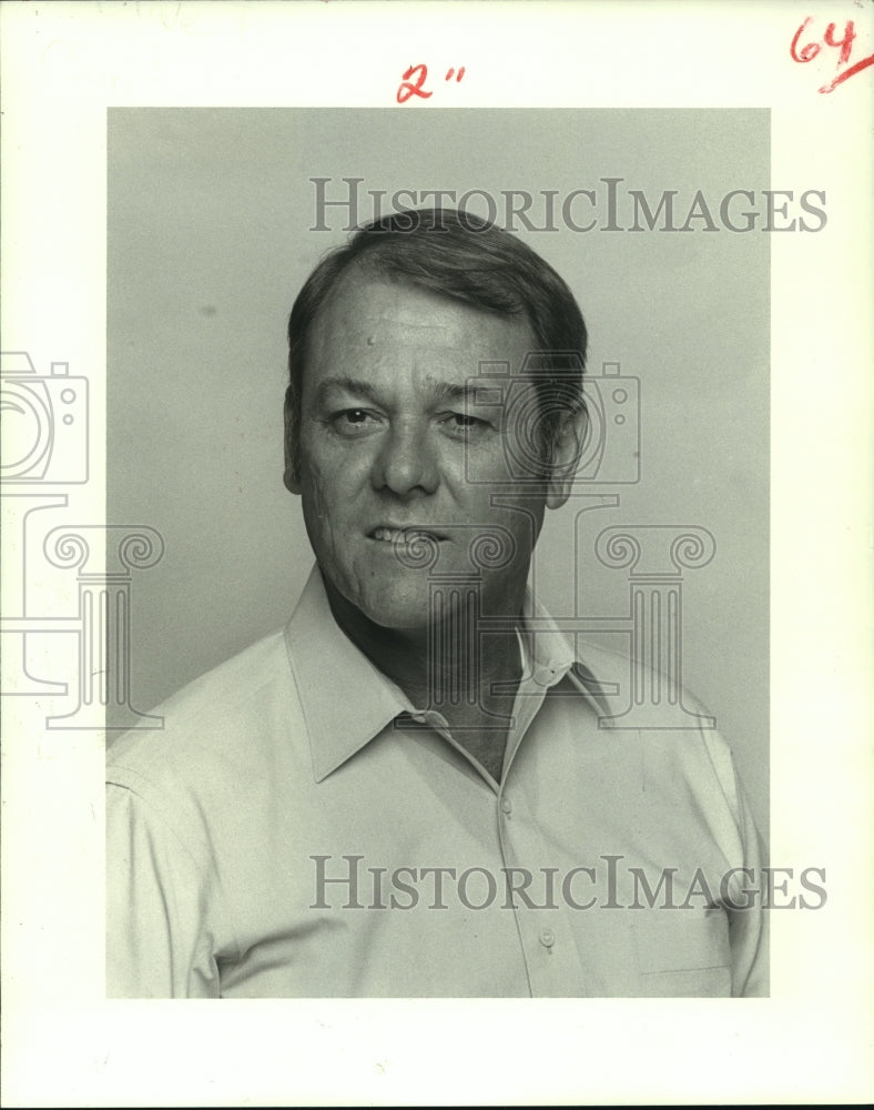 1987 Press Photo John Evans, Former New Orleans Football Quarterback - nos10361 - Historic Images