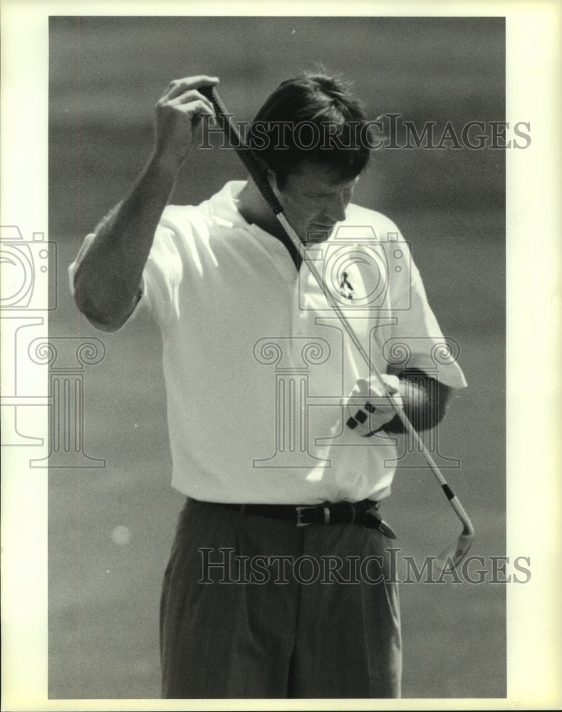 1994 Golfer Nick Faldo at Practice Green - Historic Images