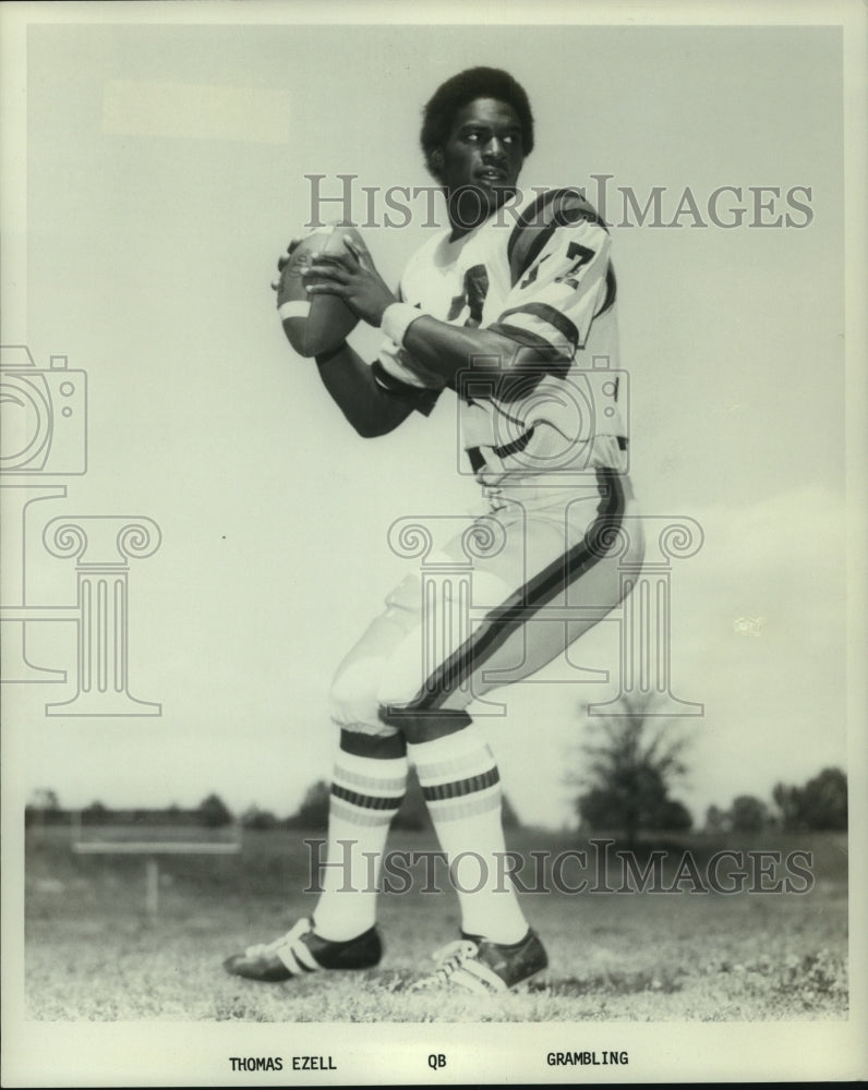 1979 Press Photo Thomas Ezell, Gambling Football Quarterback - nos10414 - Historic Images