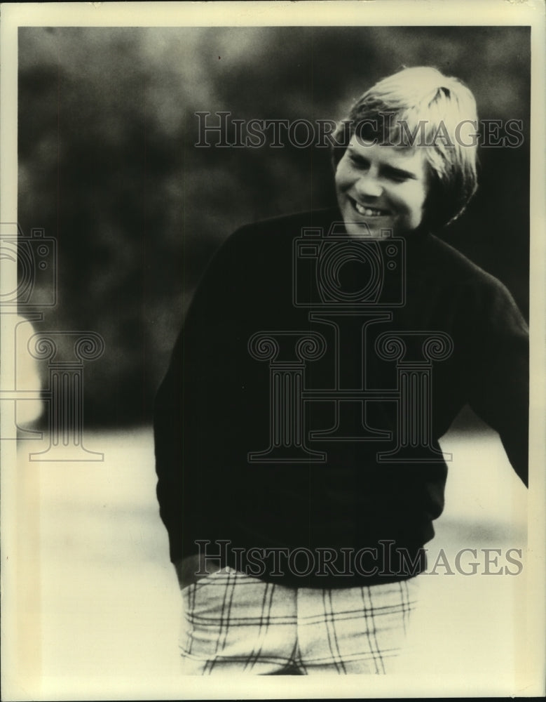 1977 Press Photo Golfer Ben Crenshaw at Bing Crosby Pro-Am Golf Tournament - Historic Images