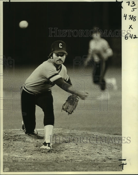1981 Wade Estopinal, Baseball Pitcher at Game - Historic Images