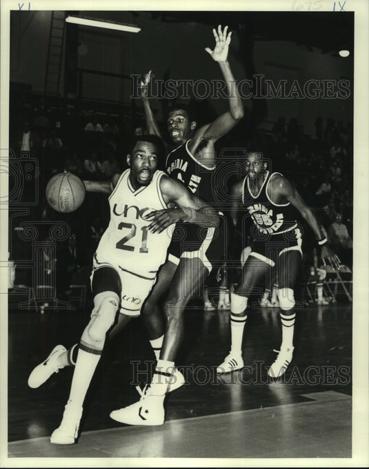 1980 James Farrington, University of New Orleans Basketball Player - Historic Images