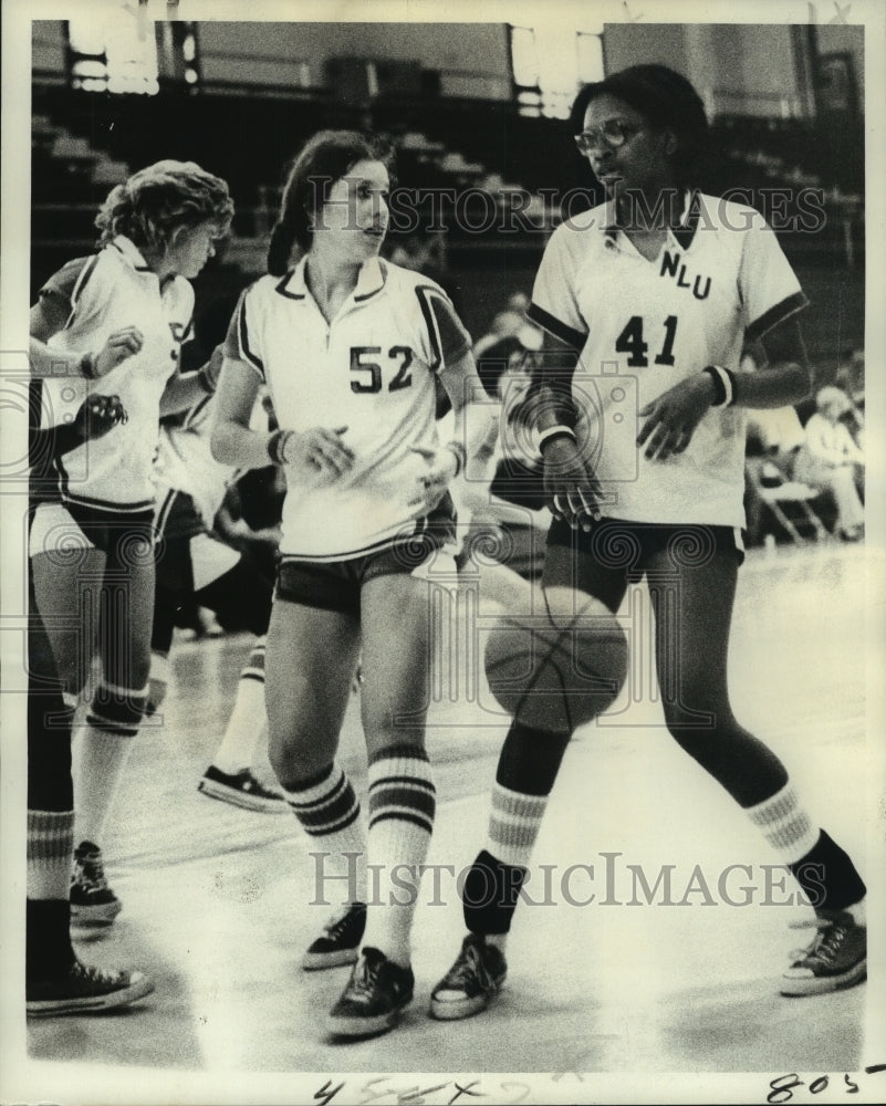 1976 Kay Ford, Louisiana Tech Basketball Player at Game - Historic Images