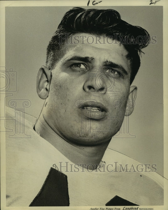 Press Photo Lou Deutschmann, Louisiana State University Football Fullback- Historic Images