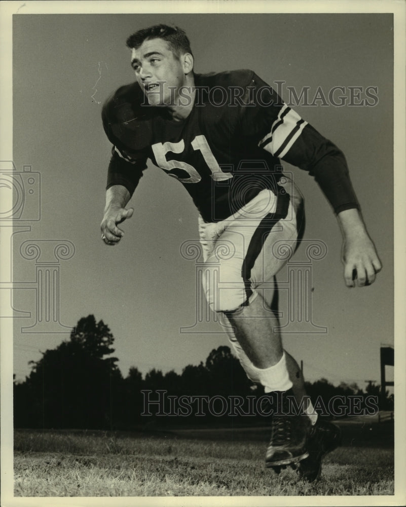 1967 Gene Dubuisson, University of Mississipi Football Player - Historic Images