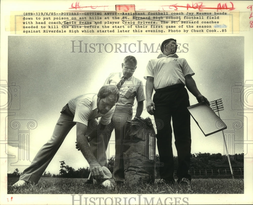 1985 Jay Maumus, St. Bernard High School Assistant Football Coach - Historic Images