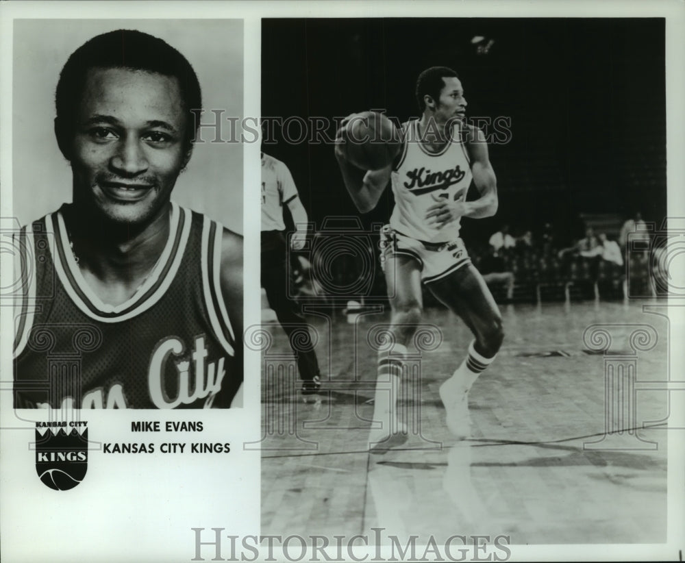 1979 Press Photo Mike Evans, Kansas City Kings Basketball Player - nos11110 - Historic Images