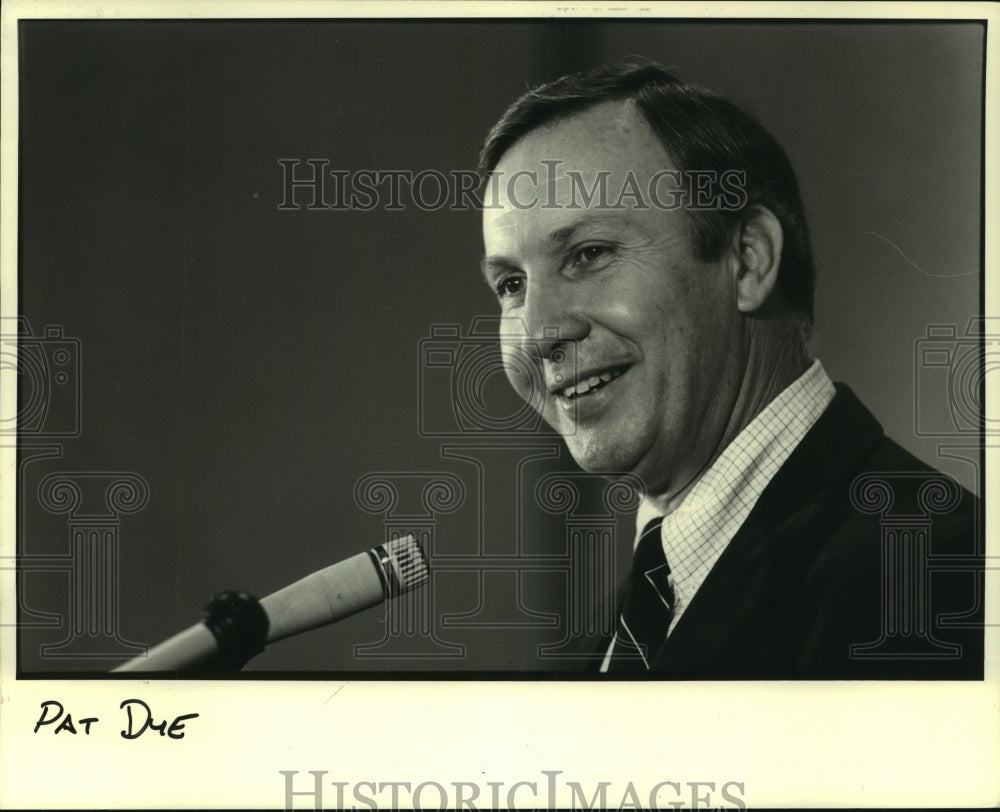 1984 Press Photo Pat Dye, Auburn Alabama Football - nos11204 - Historic Images