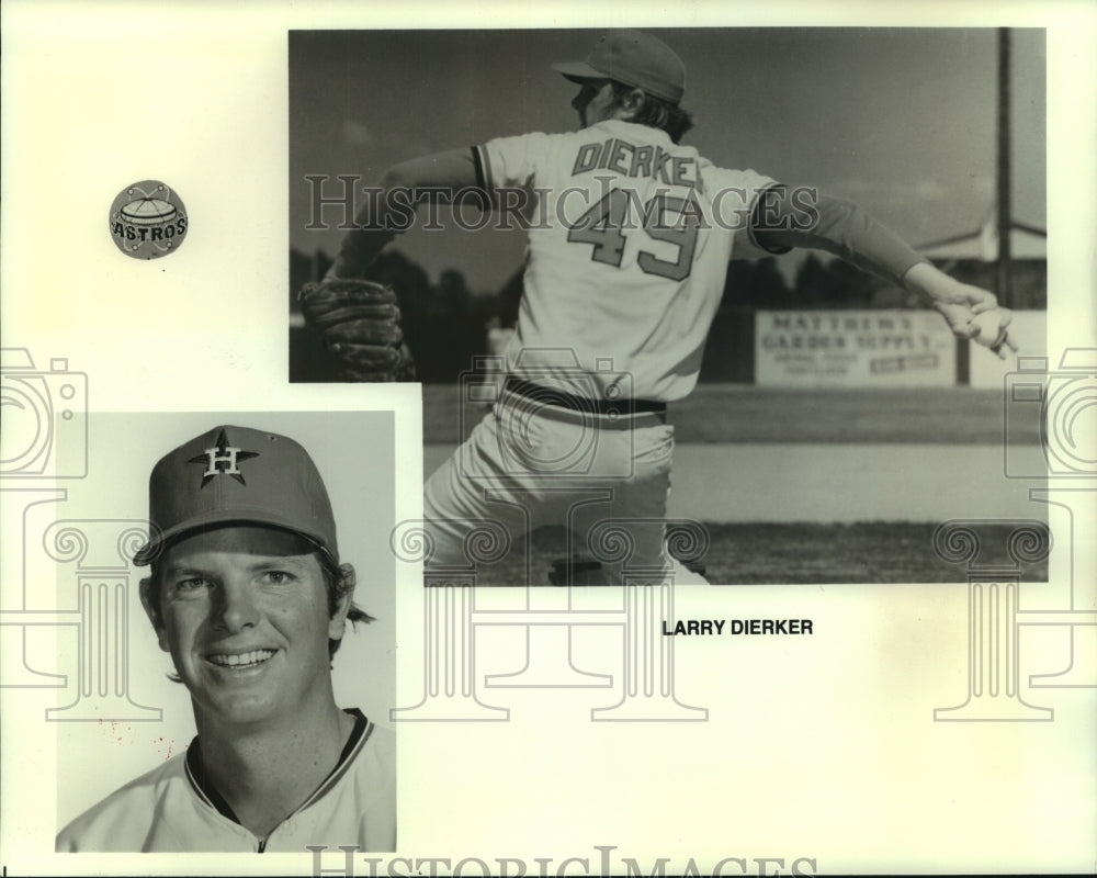1974 Larry Dierker, Astros Baseball Player - Historic Images